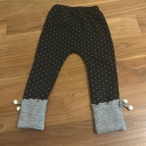 winter legging with fur inside for toddler girl 3T-4T